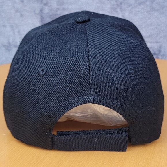 Embroidered Shut Up & Fish Fishing Hat Black Adjustable Hook & Loop Trucker Cap - Picture 7 of 16